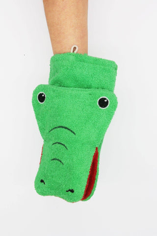 Øko vaskeklut - stor krokodille