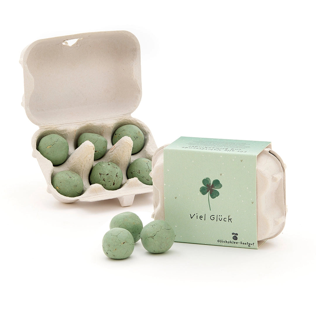Blomsterkuler i eggkartong - 6 frøbomber