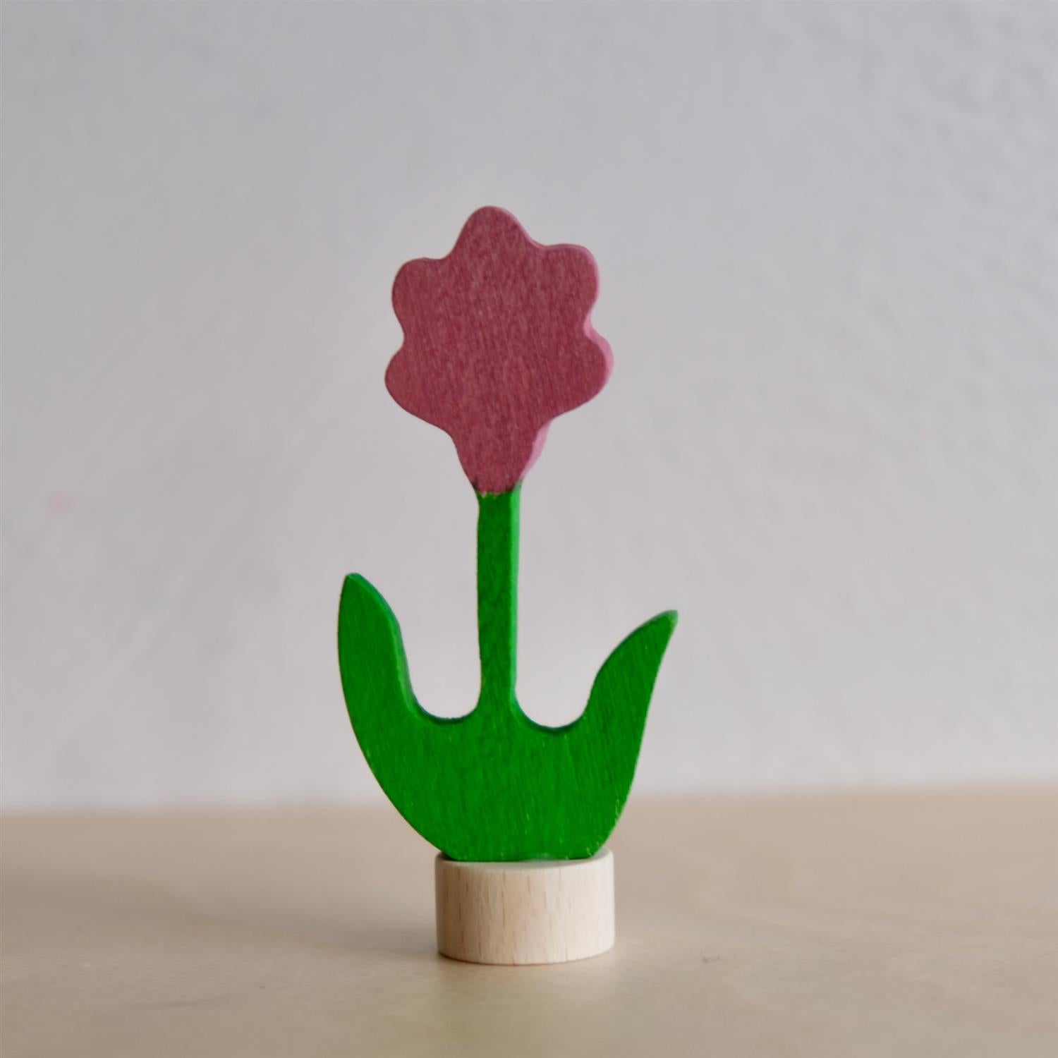 Rosa blomst til bursdagsring