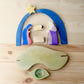 Nativity candle holder