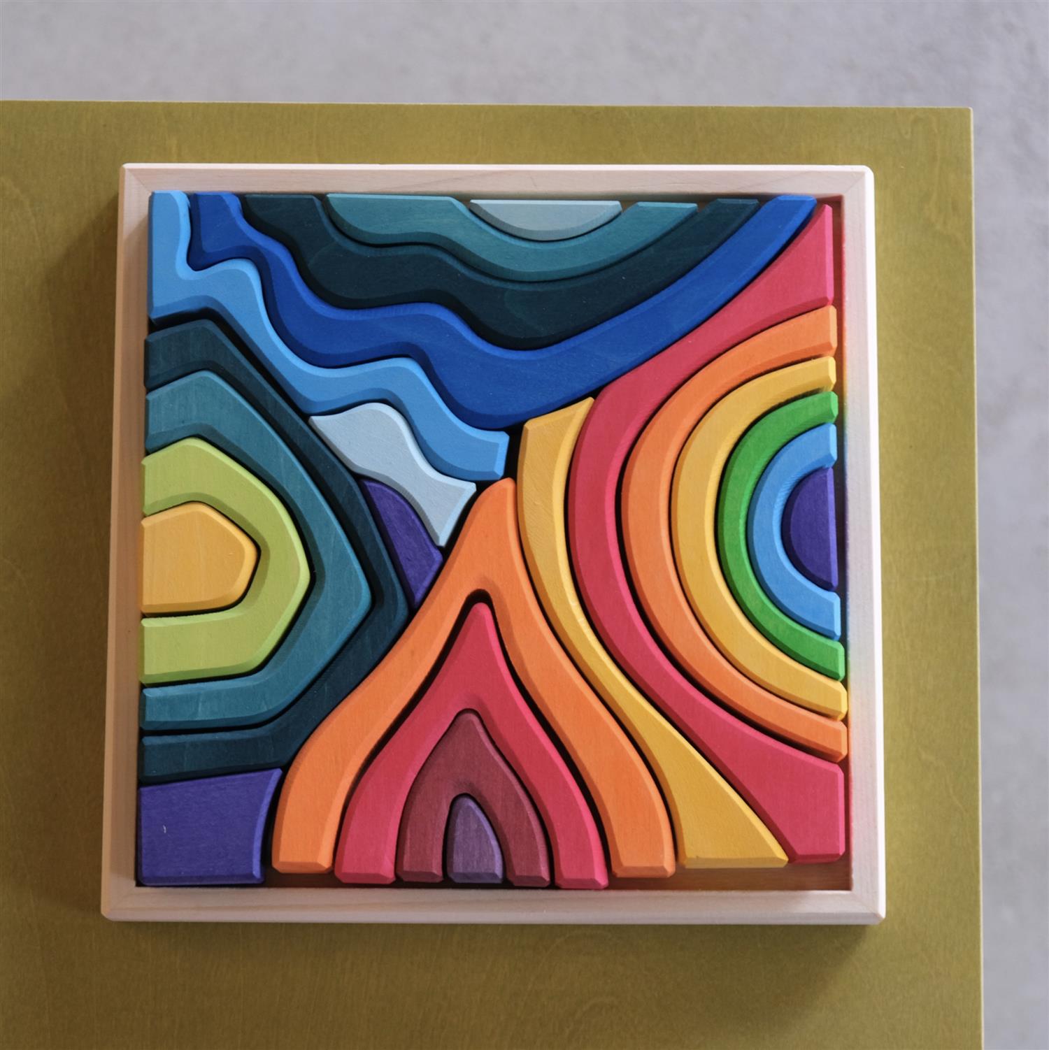 Fire elementer byggesett - liten