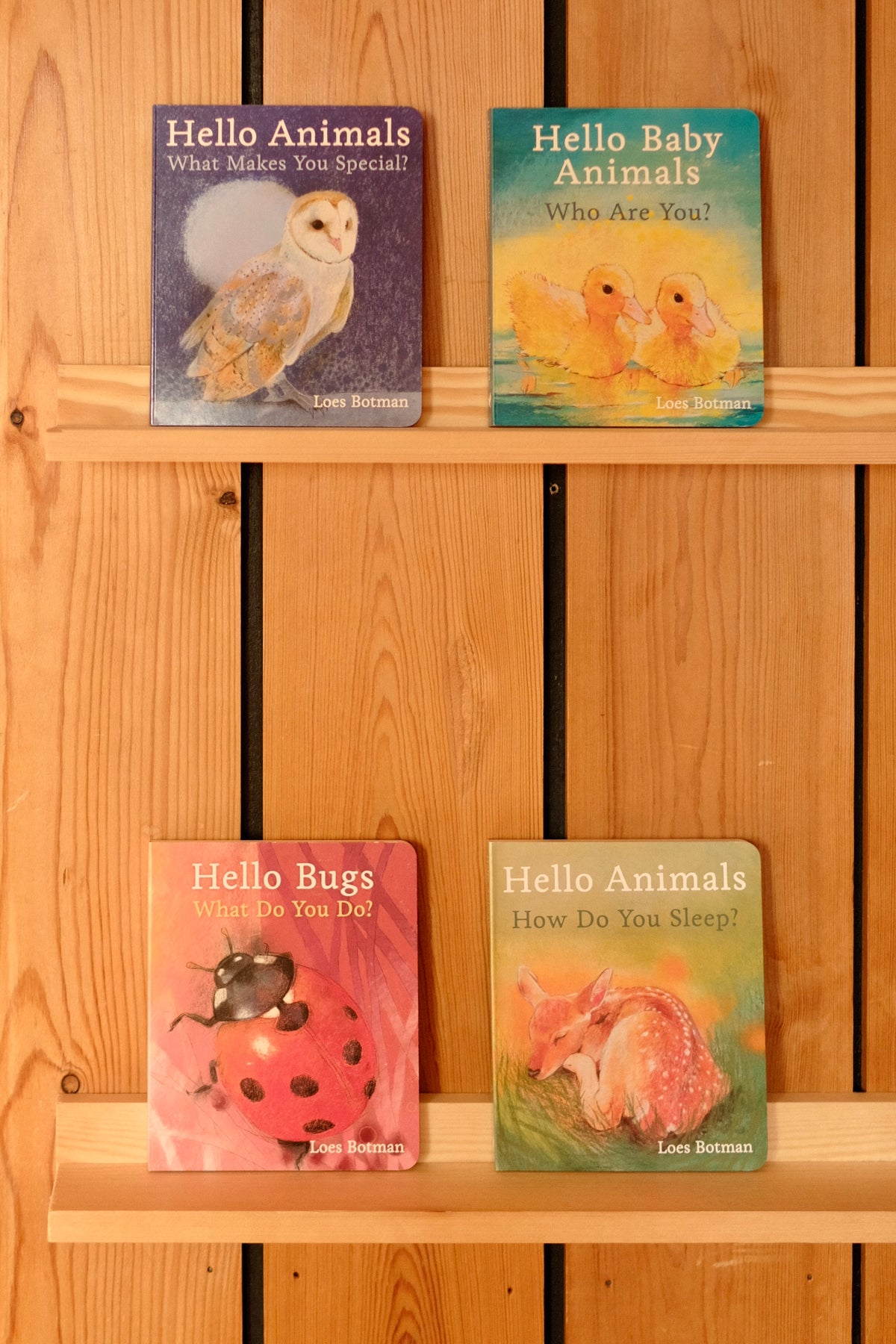 Hello Animals - Loes Botman - samlesett med 4 bøker