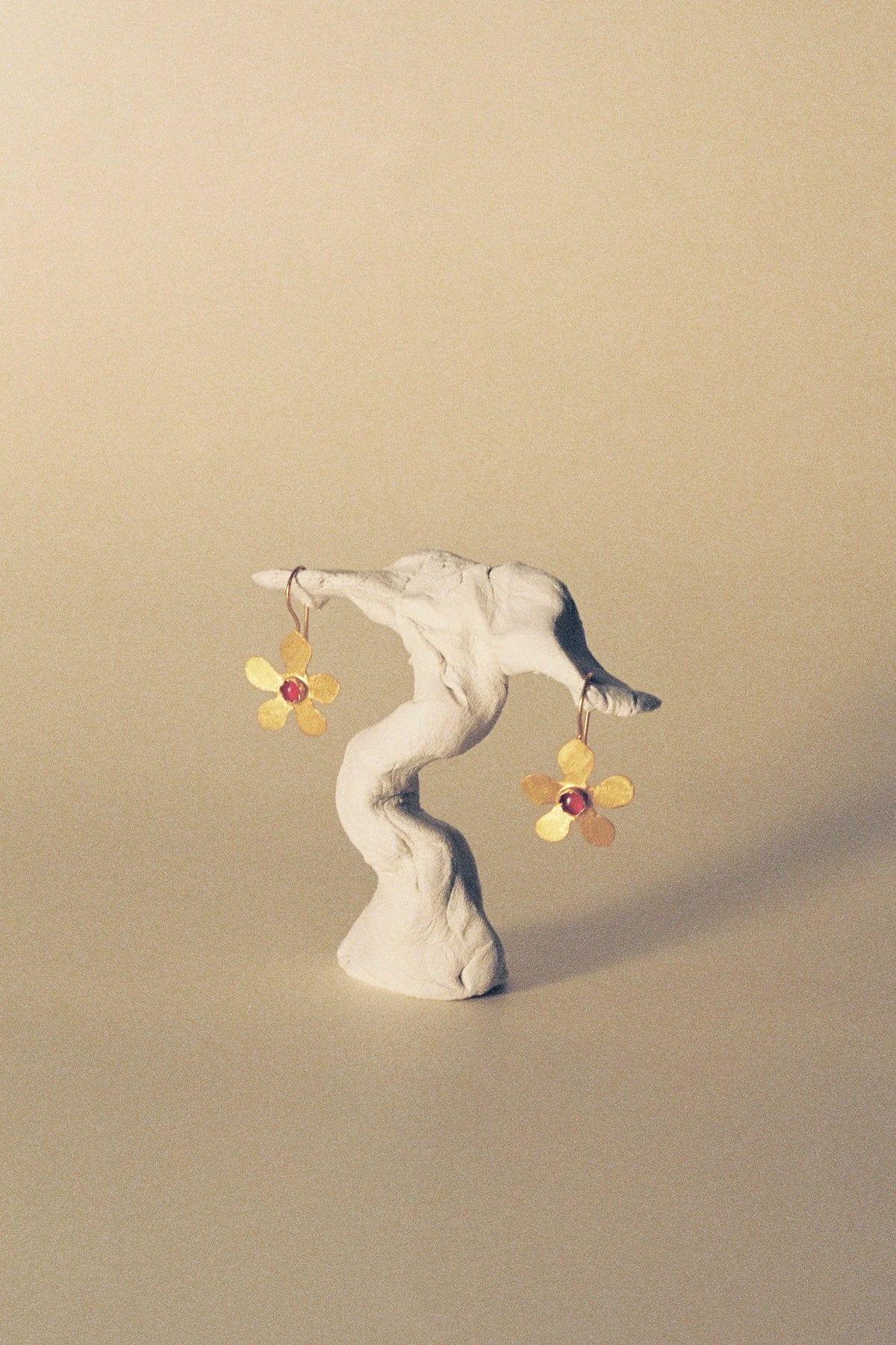 Lyra øredobber - gull