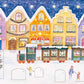 Medium papirkalender - Julebyen