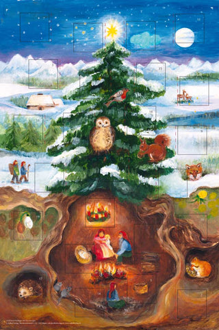 Medium papirkalender - hos dvergene