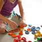 Nins®, Rings & Coins - dukker, ringer og mynter i regnbuefarger