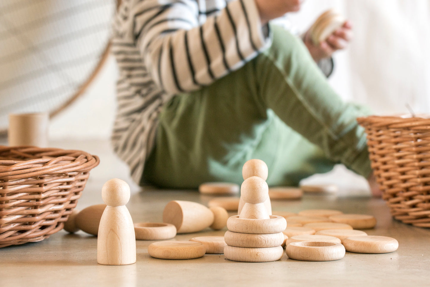 Nins®, Rings & Coins - natural wood