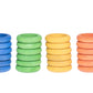 36 Rings - treringer i 6 regnbuefarger