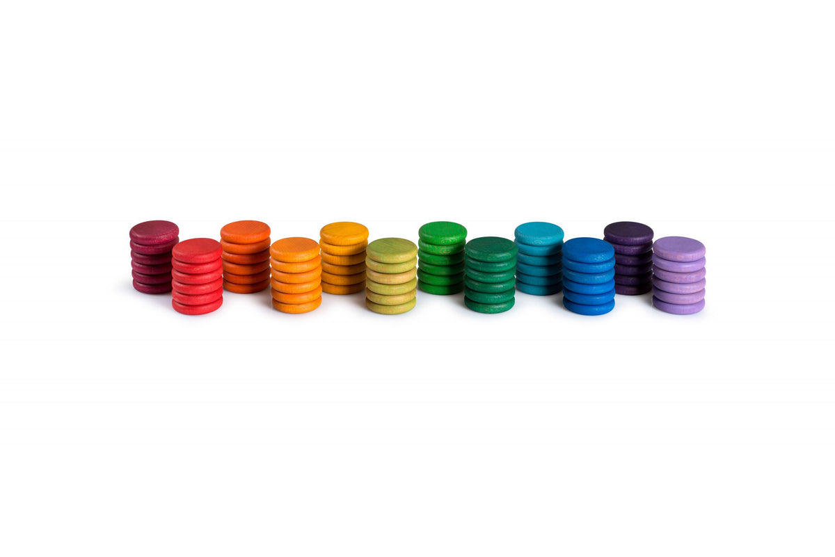 Coins -  36 til 72 mynter i 12 farger