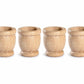 6 Mates natur - krukker i naturtre til Nins®