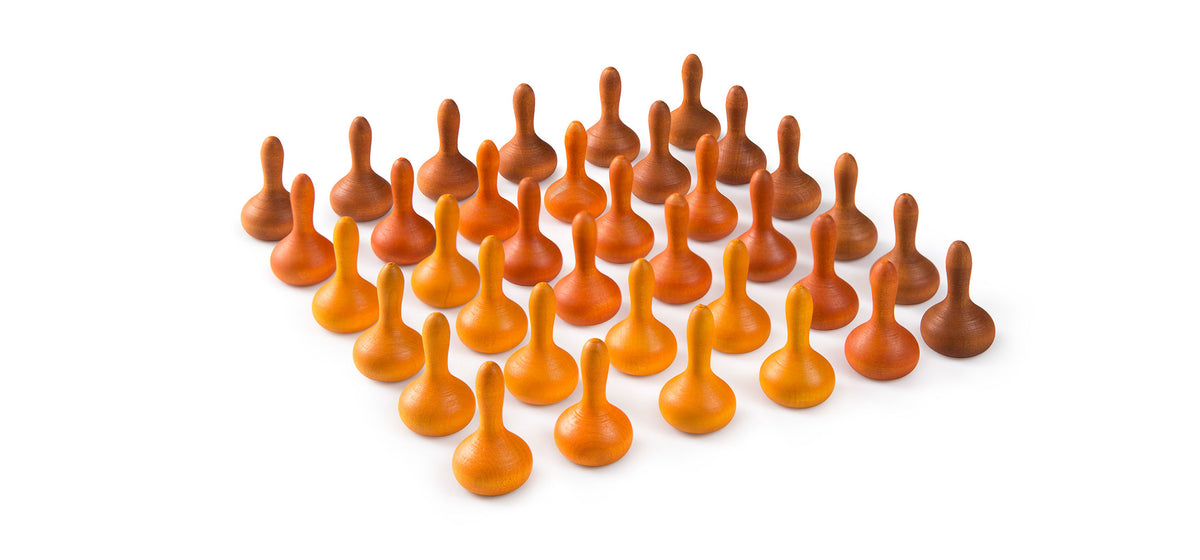 Pumpkin mandala - gresskarfigurer til mønsterbygging