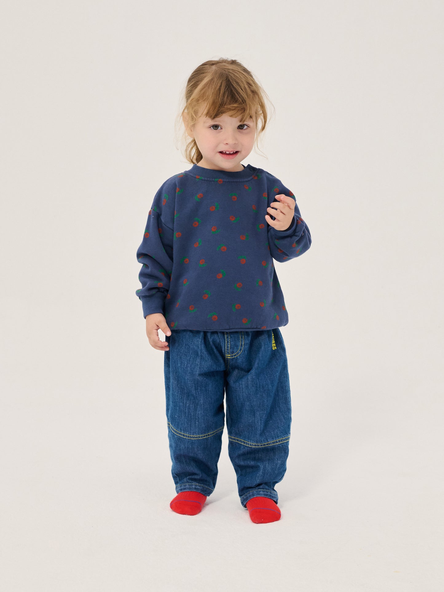 Stamp Bloom all over sweatshirt