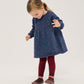Stamp Bloom all over fleece dress