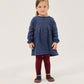 Stamp Bloom all over fleece dress