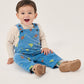 Mush Monster Duo all over corduroy overall