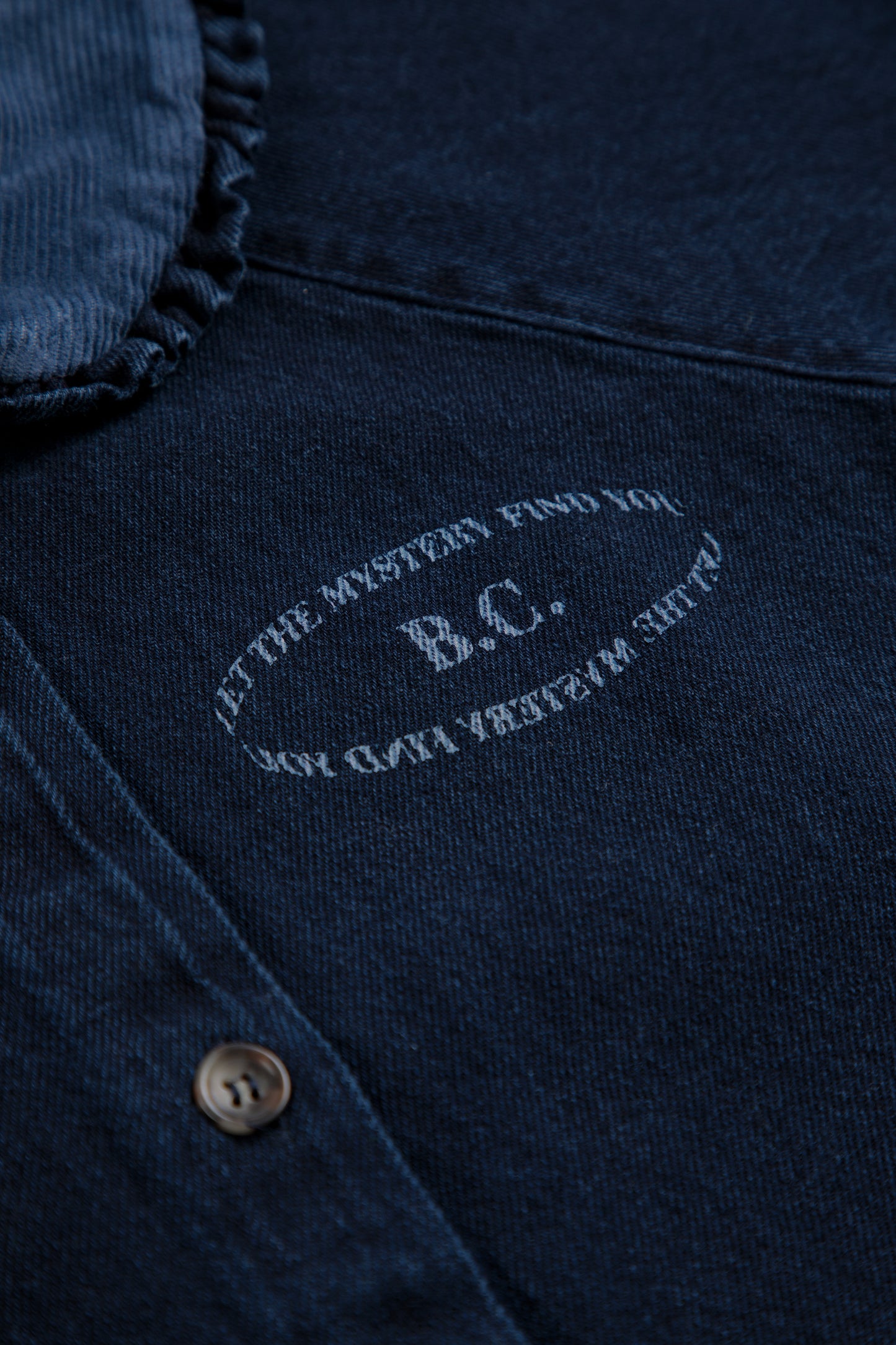 Mystery BC denim blouse