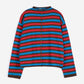 Striped cotton cardigan