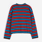 Striped cotton cardigan