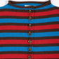 Striped cotton cardigan