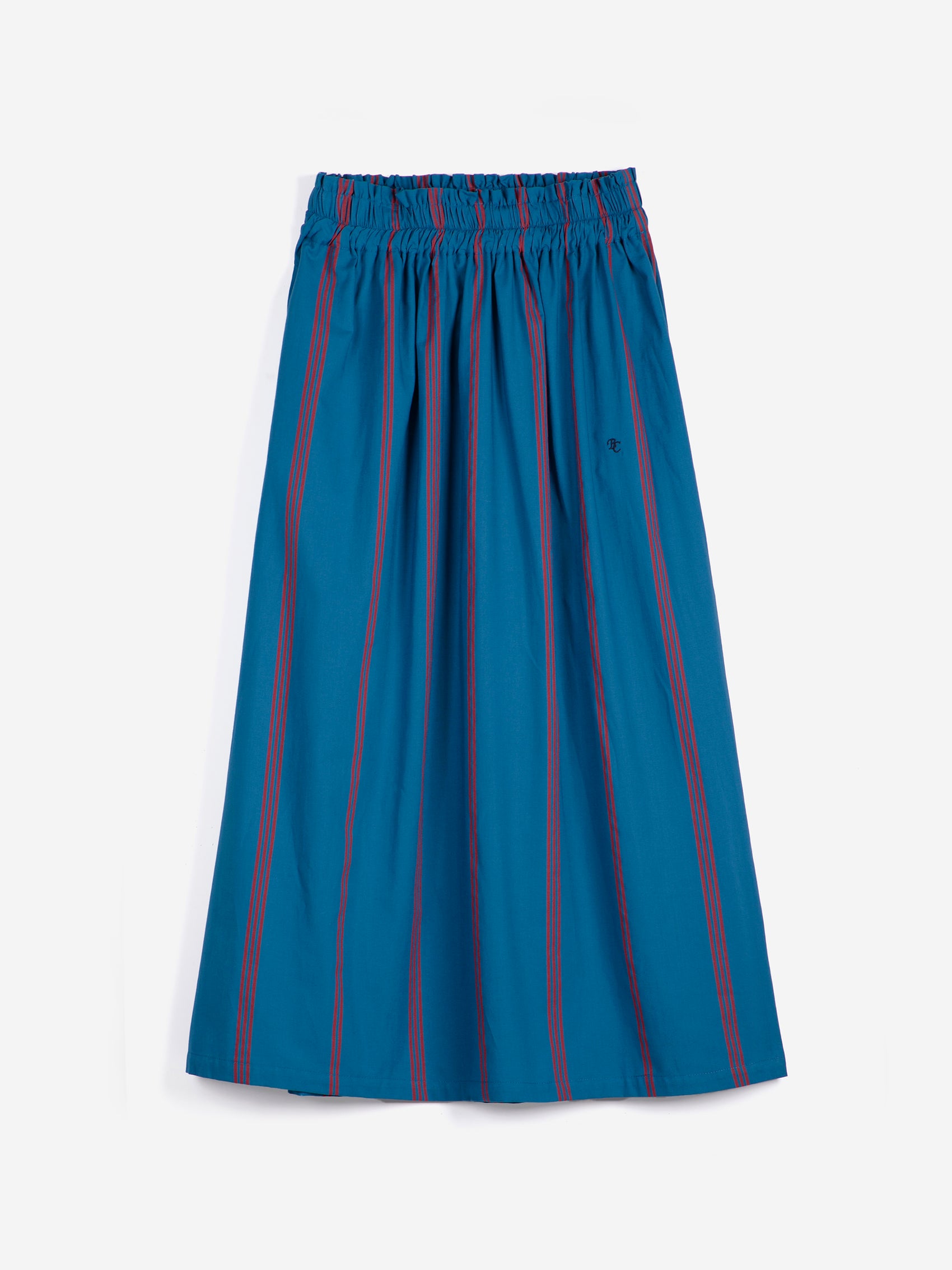 Triple Stripes all over evasé skirt