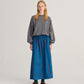 Triple Stripes all over evasé skirt