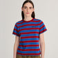 Striped cropped T-shirt