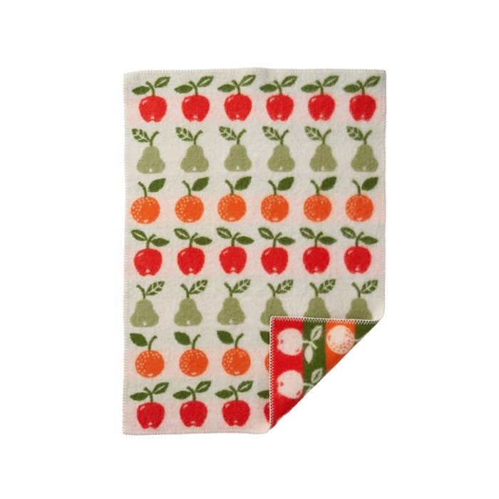Fruits lammeullspledd - 65x90cm