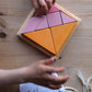 Tangram med oppskriftshefte