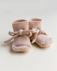 Booties - Apricot - 0-9 mnd
