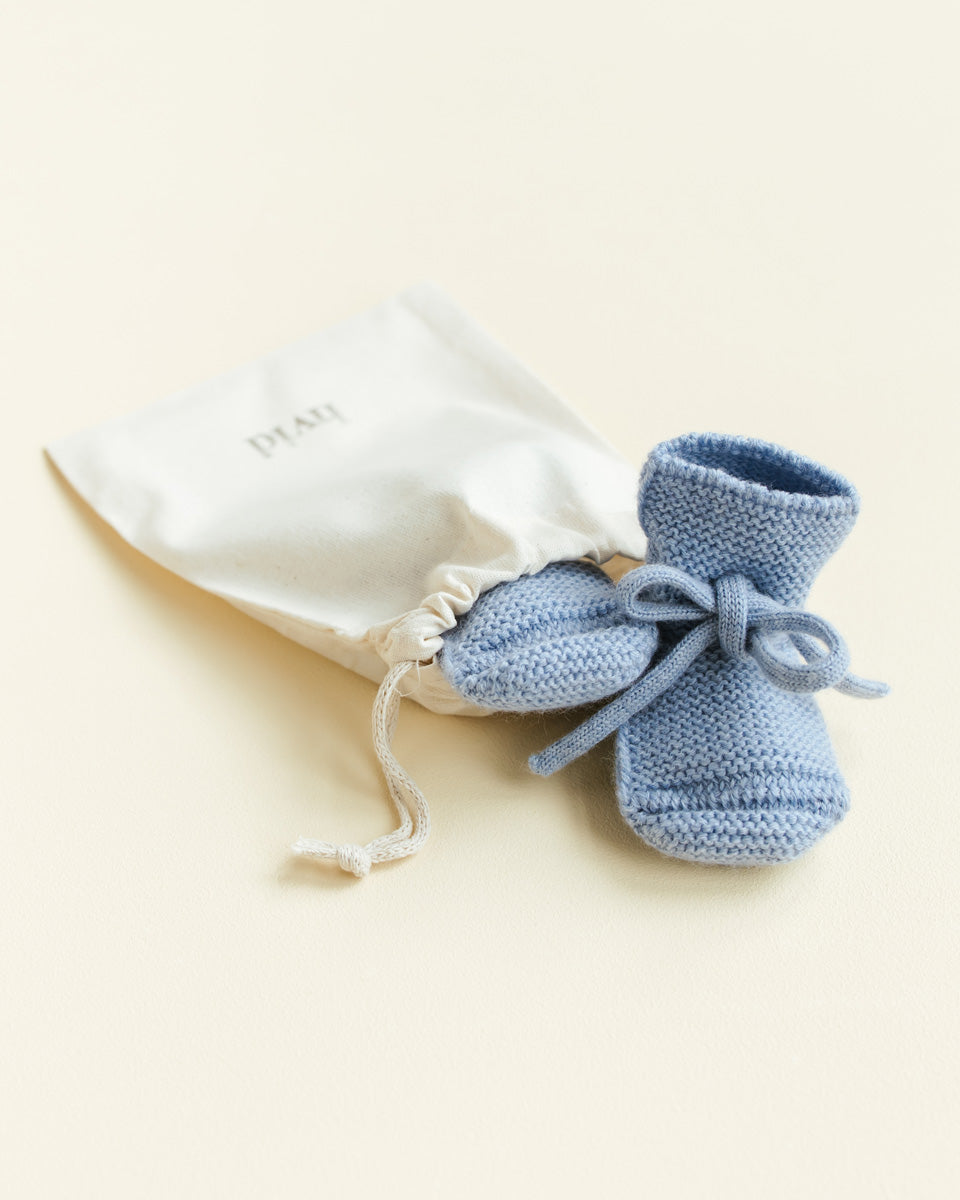 Booties - Light Blue - 0-9 mnd