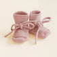 Booties - Powder - 0-9 mnd