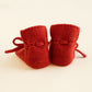 Booties - Red - 0-9 mnd