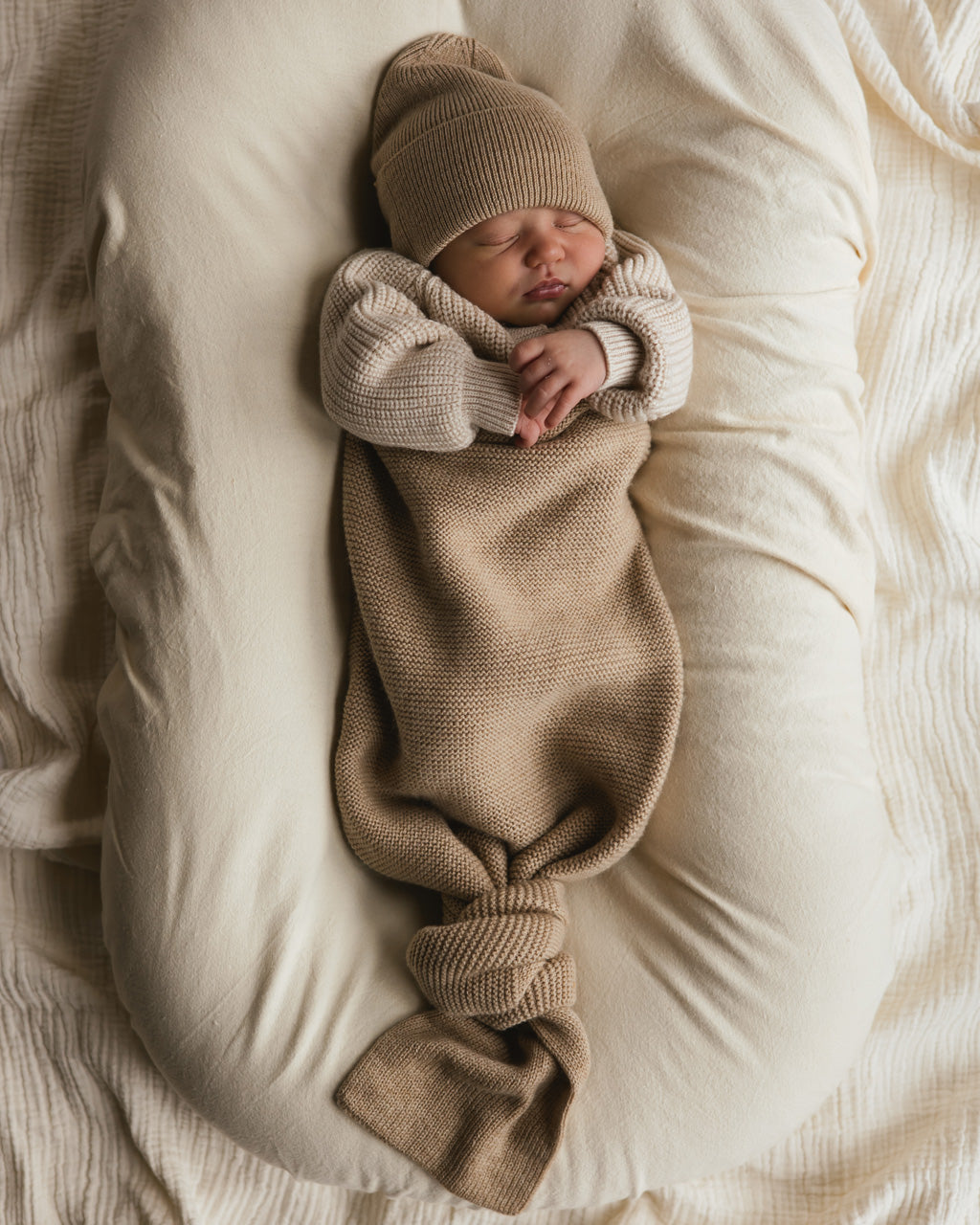 Cocoon babypose - Sand