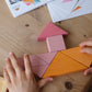 Tangram med oppskriftshefte