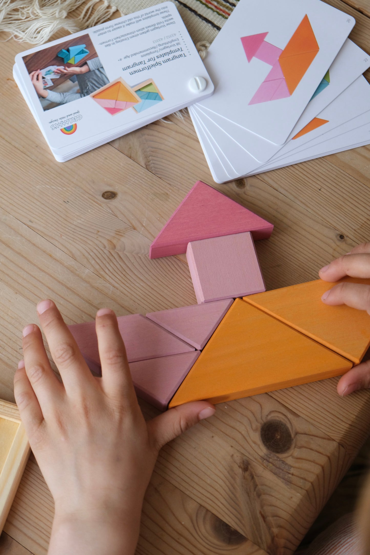 Tangram med oppskriftshefte