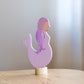 Havfrue til bursdagsringen - amethyst