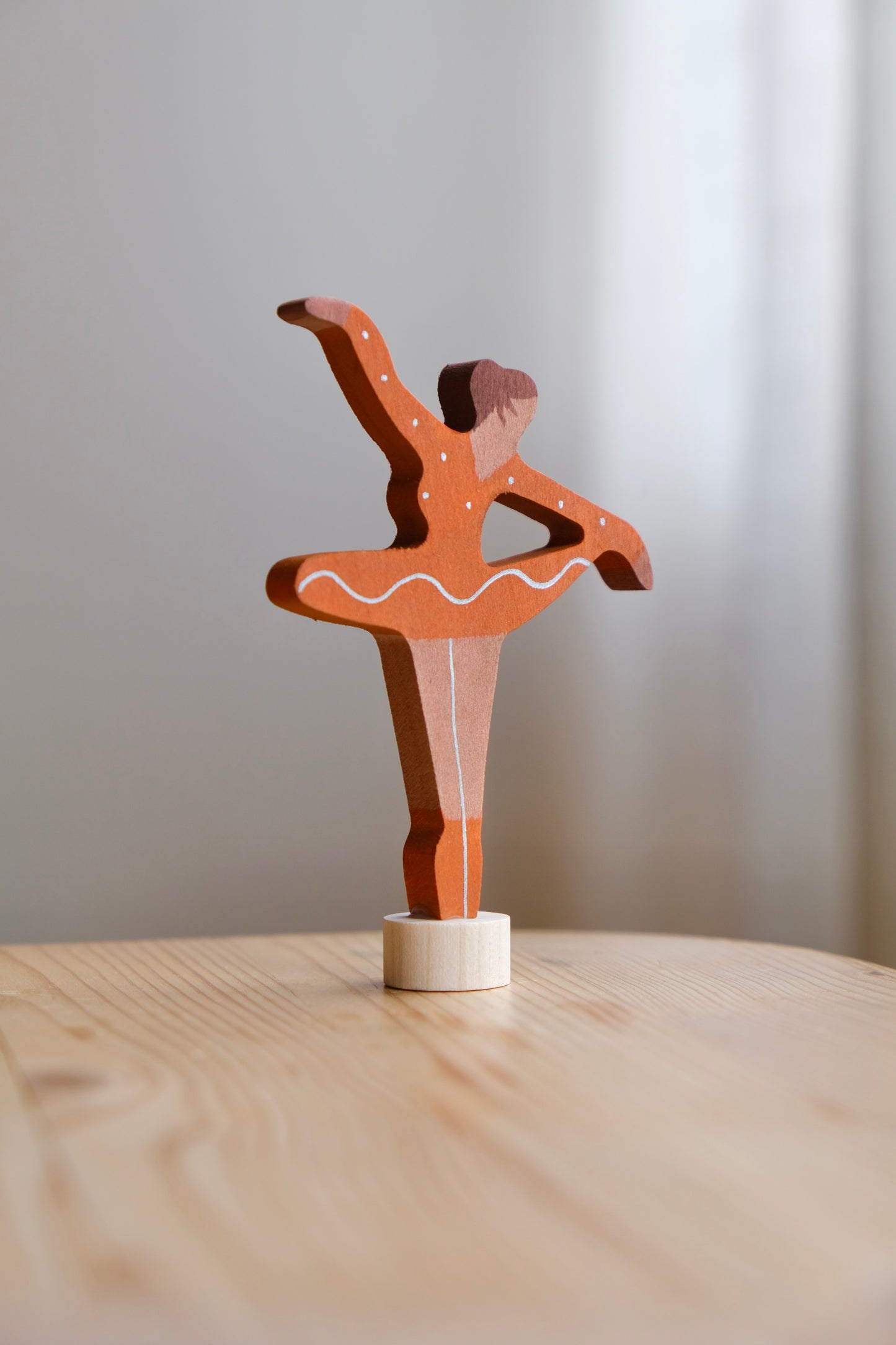 Ballerina til bursdagsring - orange blossom