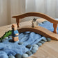 Bridge with railing - treleker