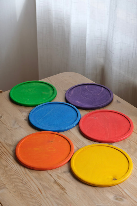 Rainbow dishes - 6 farger