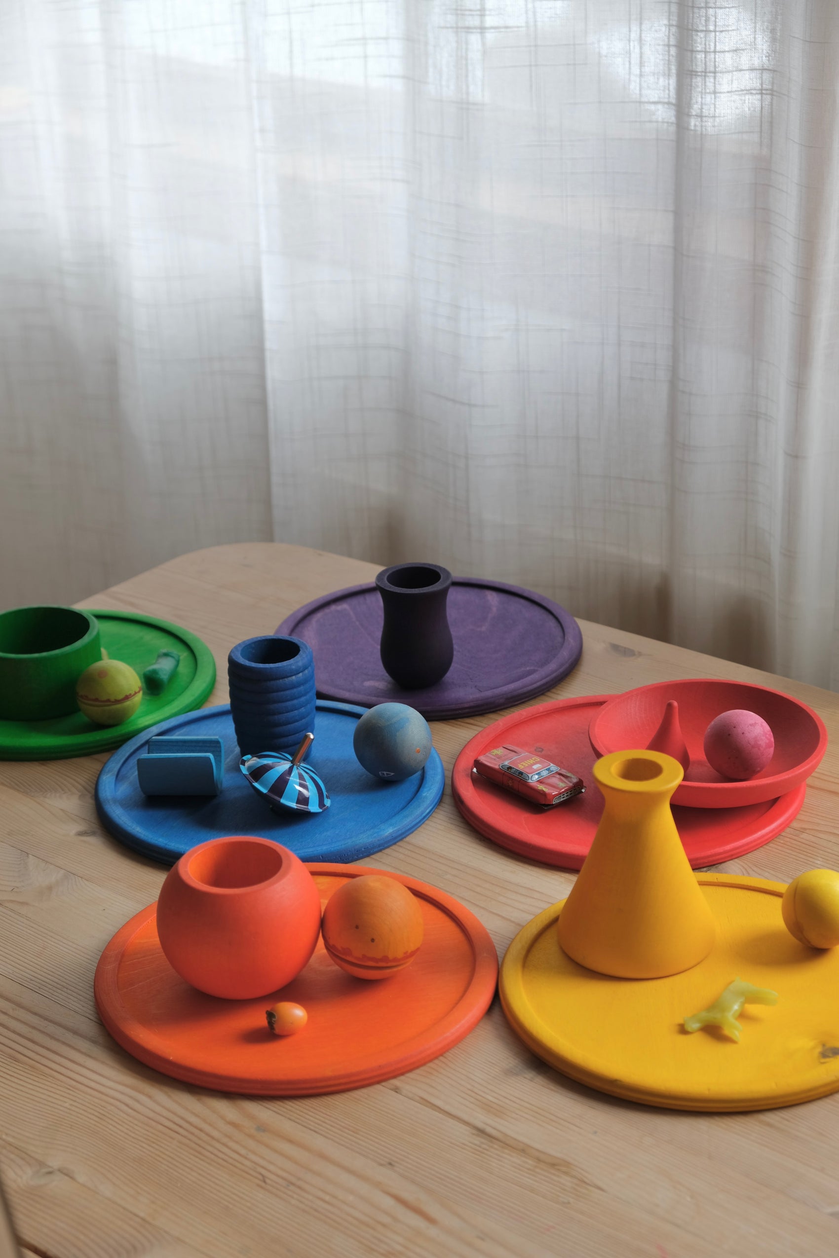 Rainbow dishes - 6 farger