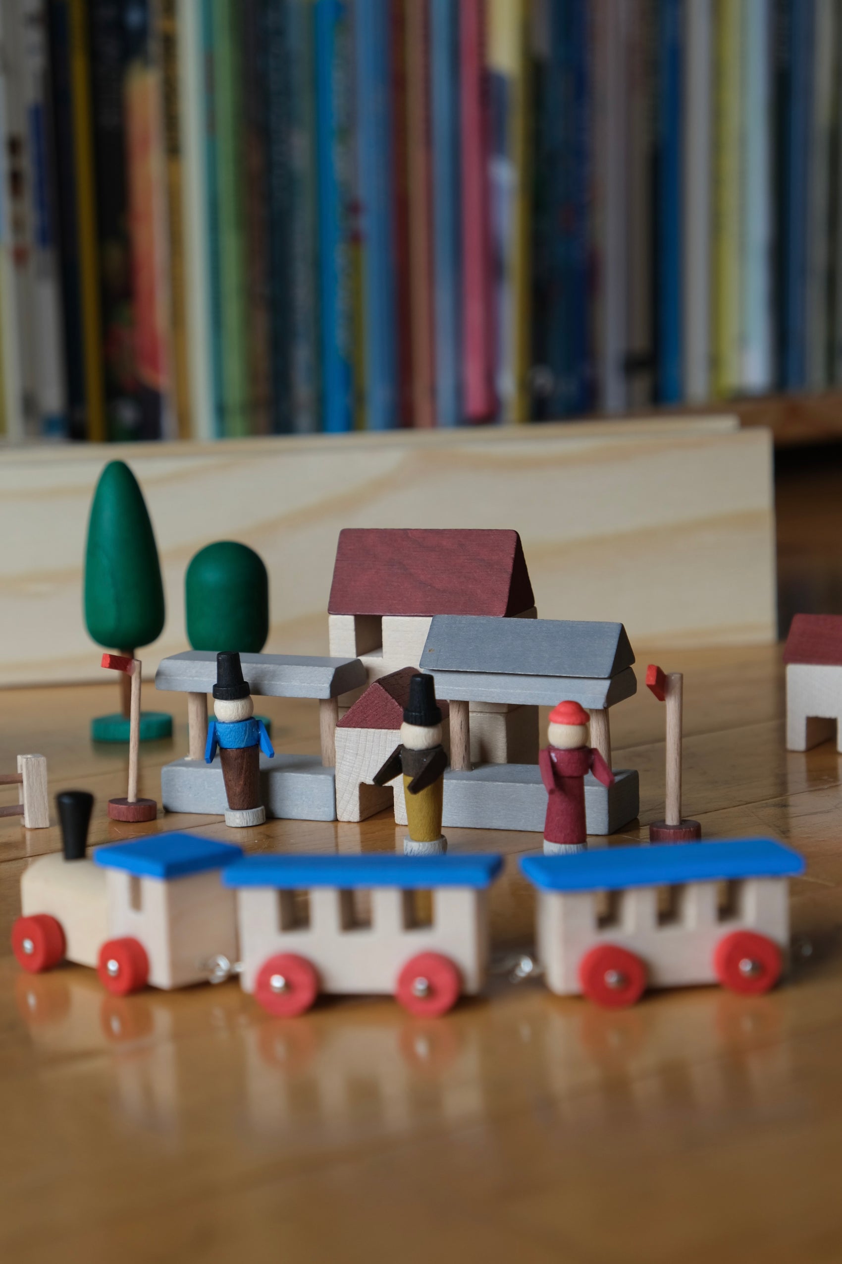 Togstasjon i treeske