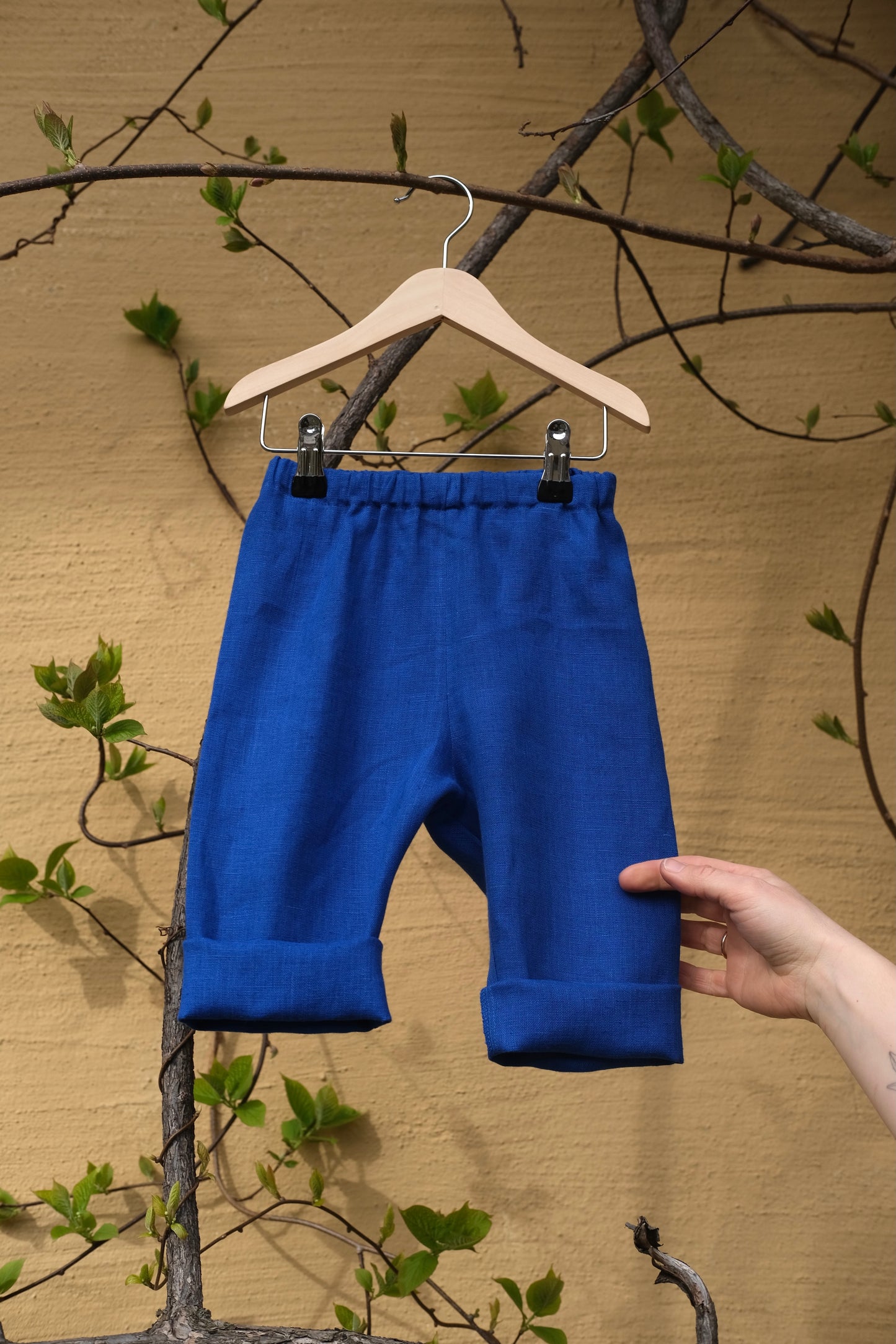 Basic trousers - cobalt