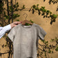 Basic top - shortsleeve - sand
