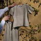 Basic top - shortsleeve - sand