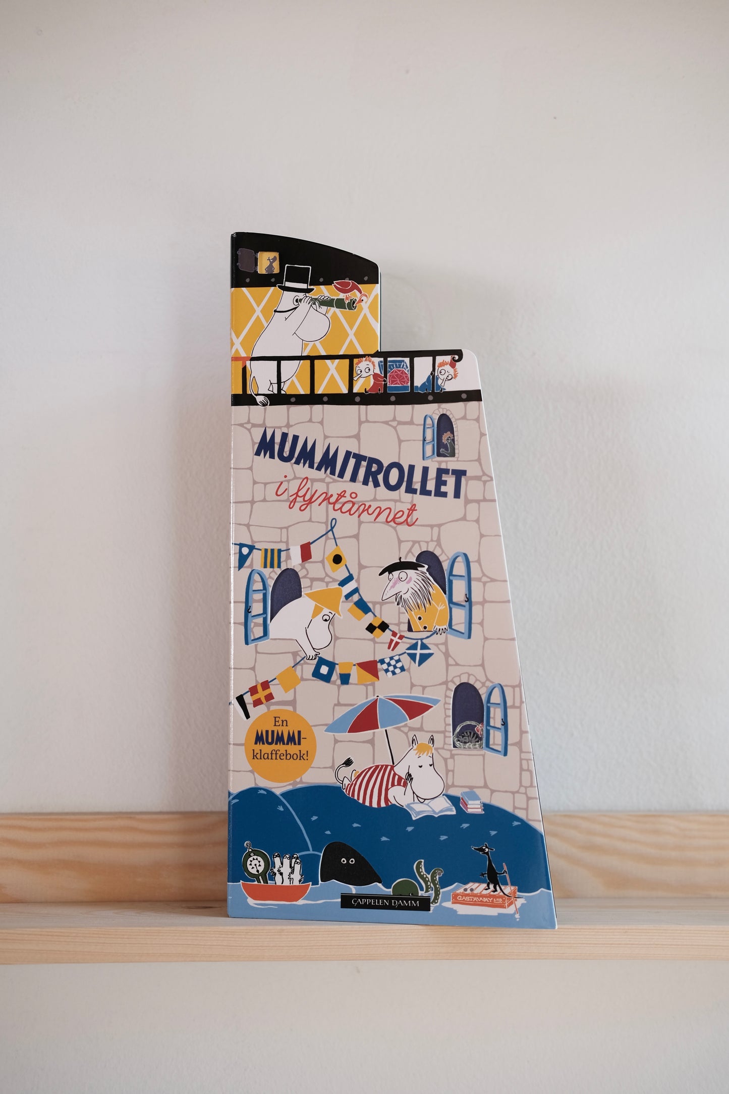 Mummitrollet i fyrtårnet - Tove Jansson - klaffebok