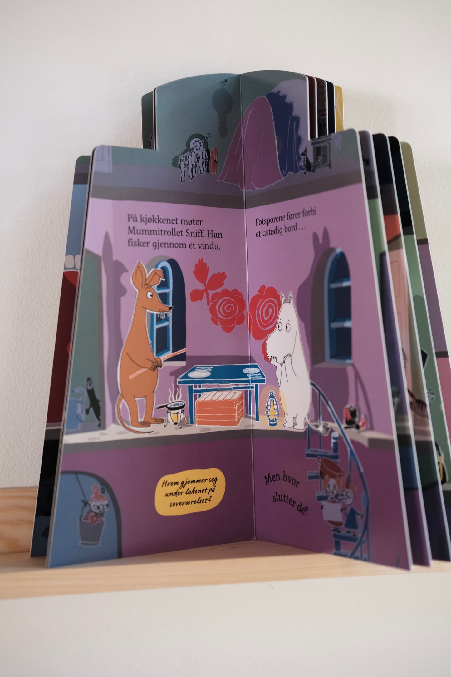 Mummitrollet i fyrtårnet - Tove Jansson - klaffebok