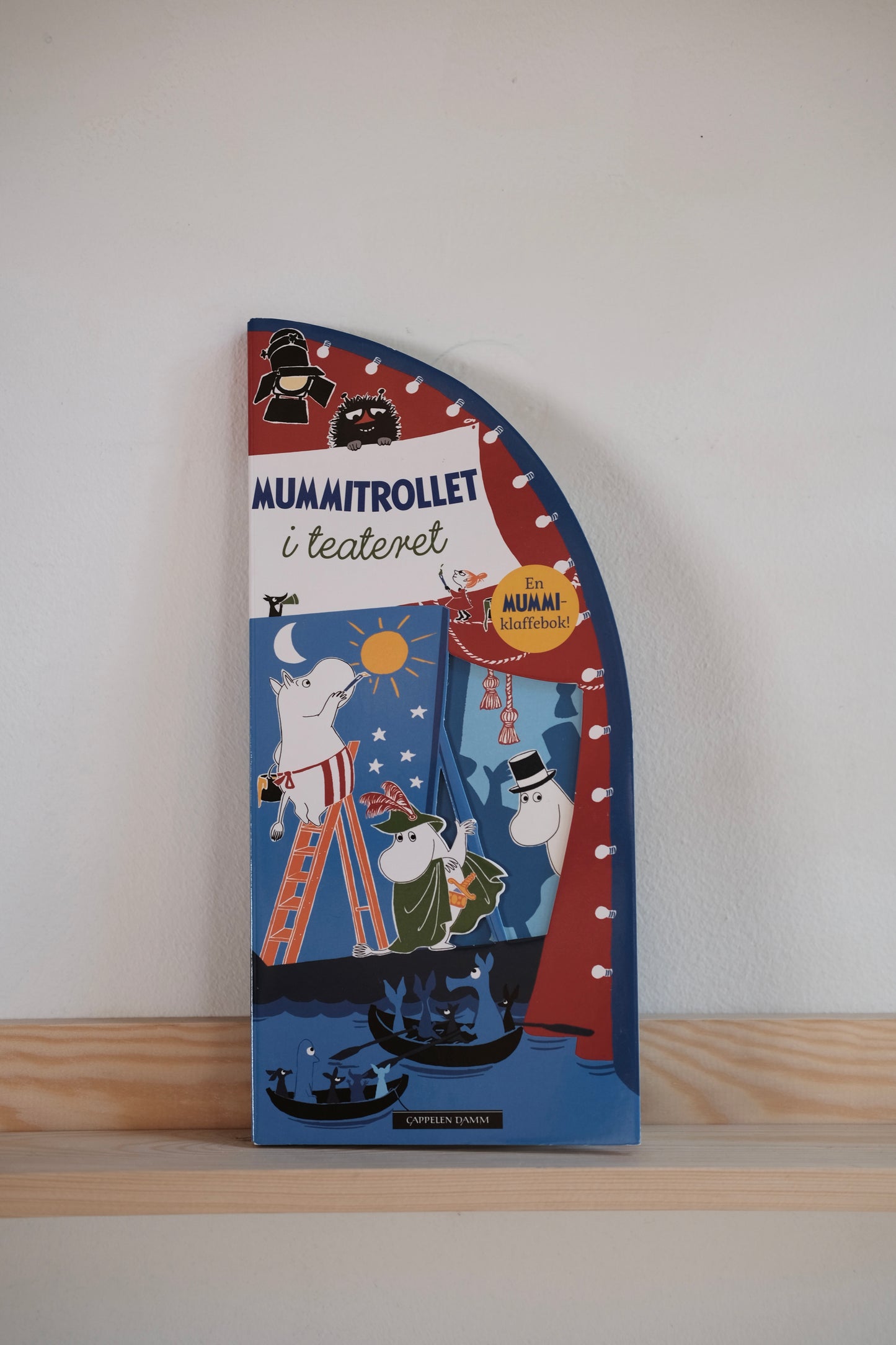Mummitrollet i teateret - Tove Jansson - klaffebok