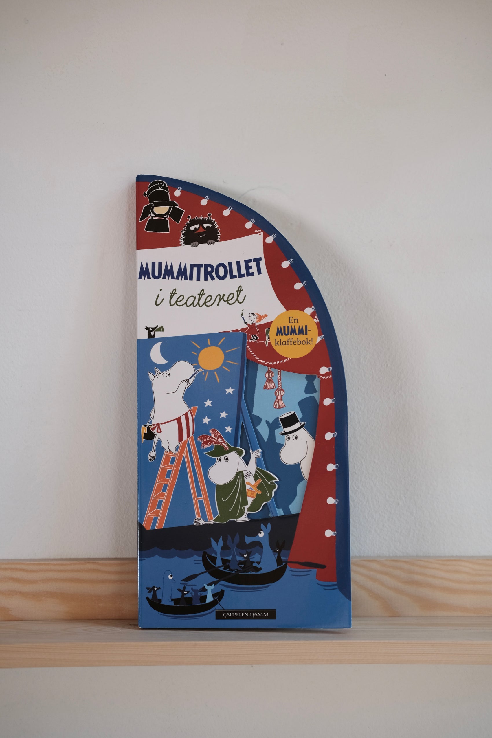 Mummitrollet i teateret - Tove Jansson - klaffebok