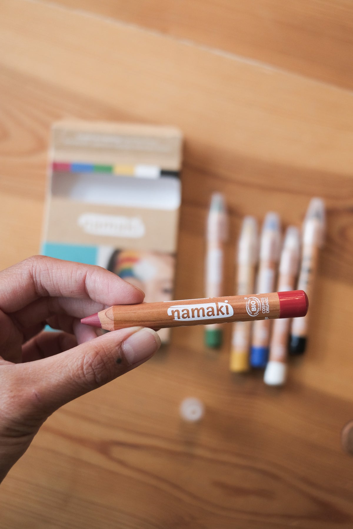 Ansiktsmalingsblyanter Rainbow - sett med 6