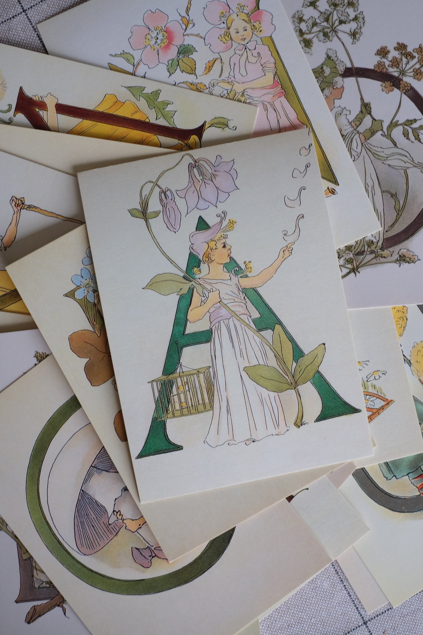 Adelborgs bokstavkort - A6 kort